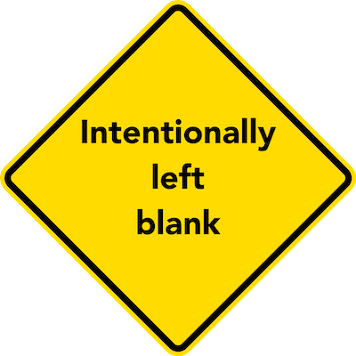 intentionally left blank